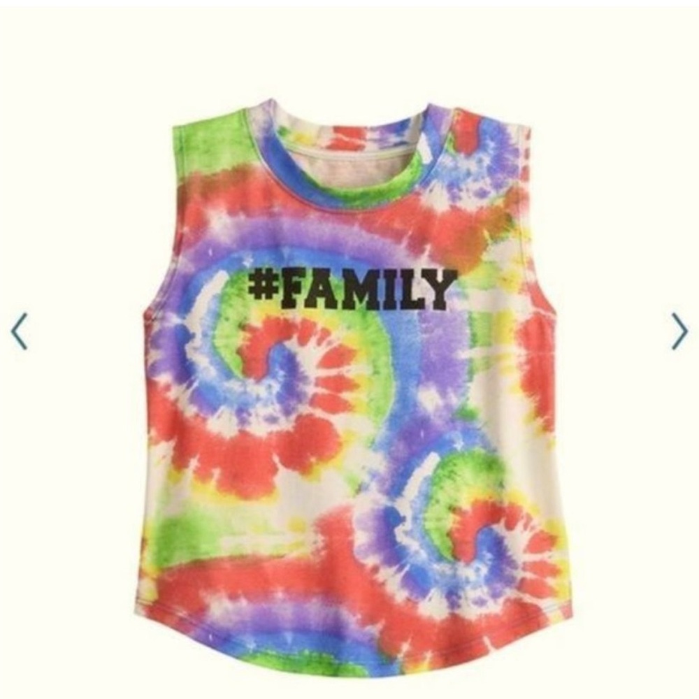 Toddler Tank Tie Dye #Family - NWT - Size 2T